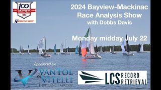 Bayview Mackinac Race Monday midday race analysis show [upl. by Devaney]