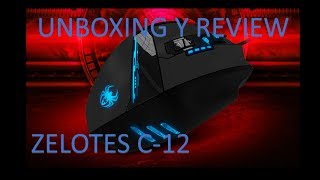 ZELOTES C12 GAMING MOUSE UNBOXING Y REVIEWINCREIBLEETheBryan1500 [upl. by Mattheus]