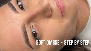 SOFT OMBRE BROWS  STEP BY STEP [upl. by Marcelo]