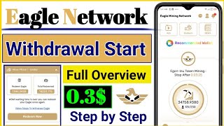 Eagle Network Withdrawal Start  Eagle Network List on Coin Store Eagle Network Full Overview [upl. by Brigham]