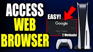 How To Access The PS5 Web Browser Easy PS5 Web Browser Access Methods [upl. by Idas]