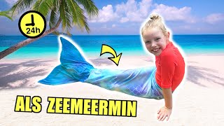 24 UUR ALS ZEEMEERMIN CHALLENGE 24 Uurs Challenge ♥DeZoeteZusjes♥ [upl. by Ellehcrad]