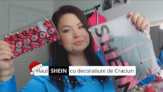 Haul SHEIN cu decoratiuni de Craciun 🎅🏻❤️ [upl. by Zoubek]