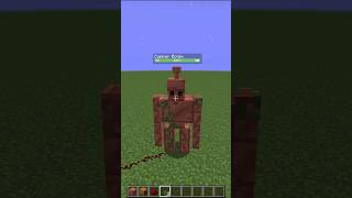 How to summon Copper Golem minecraft😱 no mods [upl. by Oreste]