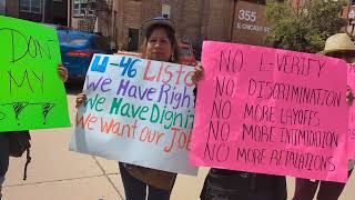 Rally for janitorial workers in School District U46 [upl. by Derej460]