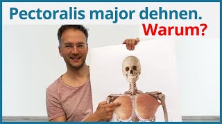 Pectoralis major dehnen ✅ mit Yoga Nackenverspannungen lösen Teil 1 [upl. by Brooke]