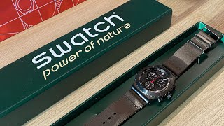 Swatch  Power of Nature  BY THE BONFIRE  First Impressions  Review swatch [upl. by Hillery833]