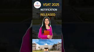 VSAT 2025 Notification Released  Vignan University Engineering Entrance Exam [upl. by Asylem]