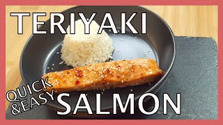 Oven Baked Teriyaki Salmon Easy Recipe  Easy Ready in 15 mins  Work from Home Lunch Idea [upl. by Otxis270]