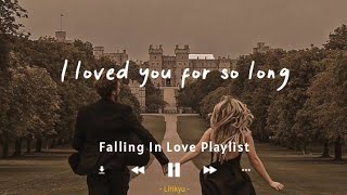 2 Falling in love songs Lyrics Video Chillvibes  Playlist when you fall in love with someone 🌹 [upl. by Eimmelc]