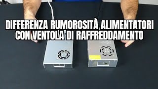 Differenza rumorosità alimentatori con ventola di raffreddamento [upl. by Yendis]