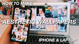 How To Make An AESTHETIC COLLAGE WALLPAPER For Your Phone And Laptop EASY [upl. by Meggy]