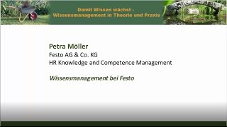 Wissensmanagement bei Festo WMOOC Fallbeispiel [upl. by Nnylav]