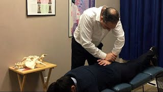 L4 L5 Disc Bulge Treatment Without Surgery  Chiropractic Adjustments  Dr Walter Salubro [upl. by Ahsilra]