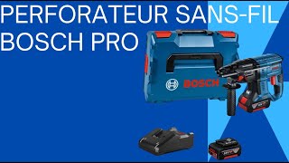 le perforateur sansfil GBH 18V21 de bosch professional lalliance de la mobilité et lefficacité [upl. by Arres]