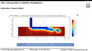 Simulation of multiphase system in COMSOL Multiphysics [upl. by Laet482]