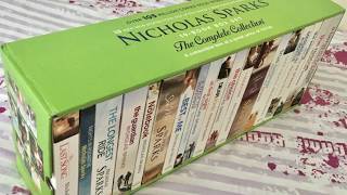 UNBOXING NICHOLAS SPARKS The Complete Collection [upl. by Rabka]