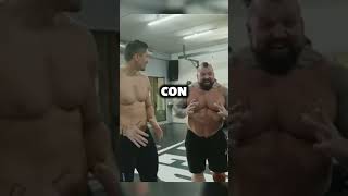 Kickboxer Profesional VS Hombre Más Fuerte Del Mundo eddiehall [upl. by Sacha]