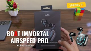 boAt Immortal Airspeed Pro  Unleash the beast 🎮  Unobox amp Review [upl. by Draillih221]