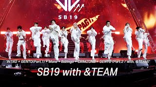 AAA2023 SB19 with ampTEAM INTROGENTOPart1ManaBazingaCRIMZONEGENTOPart2withampTEAM STAGE [upl. by Lily]