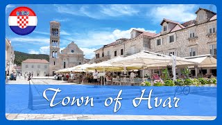 Town of Hvar  Video Tour 🌴 Hvar Island 🌞 4K 60fps [upl. by Anerys]