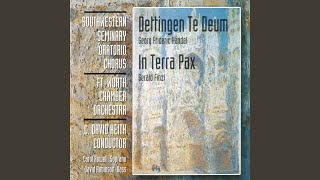 Dettingen Te Deum Chorus All The Earth Doth Worship Thee [upl. by Kcirredal]