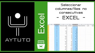 Seleccionar varias filas o columnas no consecutivas en EXCEL [upl. by Attirb]