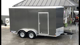 Sure Trac 7x14 Enclosed Cargo Trailer UTV Package 7000 GVW STWML8414TAUTV [upl. by Sardse]