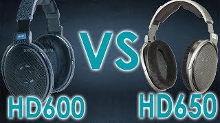 Sennheiser HD600 vs HD650 Battle of the legends [upl. by Aynor]