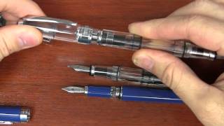 TWSBI 580 Classic and Mini Fountain Pen Comparison [upl. by Nogam]