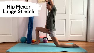 Hip flexor stretch  Psoas release [upl. by Onifled]