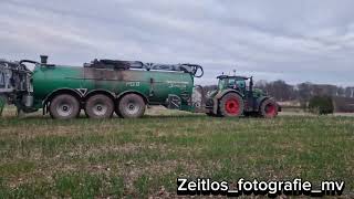 Fendt 942 von Agrarservice Deppe in der Gülleausbringung Ordentlich Hektar machen in Pragendorf [upl. by Eintroc]