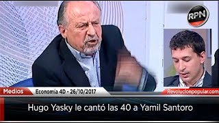 Hugo Yasky le cantó las 40 en la cara a Yamil Santoro [upl. by Ilesara]