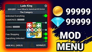 Ludo King MOD APK v98 Unlimited Coins Always Six Unlocked Menu No Ads [upl. by Etteroma]