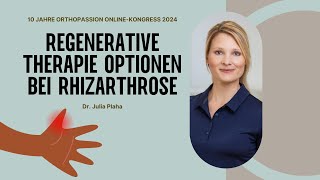 Regenerative Therapieoptionen bei Rhizarthrose Schonende Behandlung für Gelenkschmerzen im Daumen 👍 [upl. by Hephzibah617]