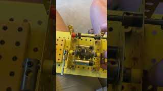 Meccano Epicycle Gear Reduction demonstration [upl. by Niessuh]