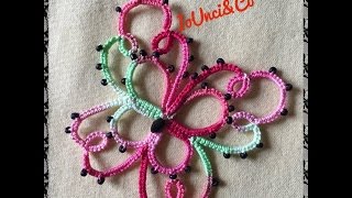 Tutorial farfalla chiacchierino ad ago Parte 2 [upl. by Irina994]