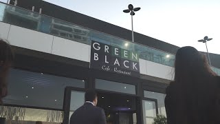 CaféRestuarant Green Black Casablanca Marina Center [upl. by Dnalevets17]