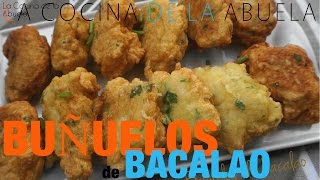 Buñuelos de bacalao Receta fácil [upl. by Nikola]