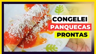 FIZ MUITAS PANQUECAS PARA CONGELAR  Dicas e segredinhos pra congelar panqueca congelamento [upl. by Einnij797]