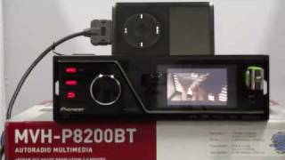 PIONEER MVH P8200BT DE TUAUDIOVIDEO COM [upl. by Enitsirhk393]