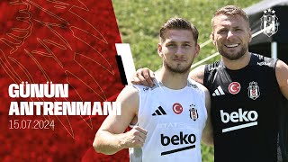 Immobilenin Takımla İlk Antrenmanı ⚽  Beşiktaş Günün Antrenmanı  15 Temmuz [upl. by Neiv500]