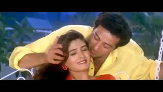 Dheere Dheere Chori Chori  Imtihaan 1994  Sunny Deol Raveena Tandon Subtitles 1080p Video Song [upl. by Ahtebat365]