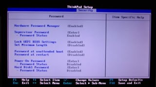 How to unlock BIOS Supervisor Password from Lenovo Thinkpad Laptop no damage to laptop [upl. by Airyk]