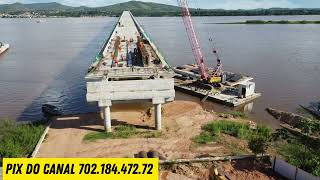 VEJA COMO ESTA A PONTE DO RIO ARAGUAIA EM XAMBIOÁ E SÃO GERALDO DO ARAGUAIAPATO 18022024 [upl. by Inaffets652]