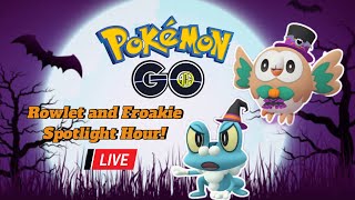 ✨️ Rowlet And Froakie Spotlight Hour✨️Shiny Hunt✨️LIVE [upl. by Speroni]