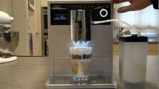 Melitta CAFFEO CI Demonstration Latte Macchiato und Espresso [upl. by Blisse]