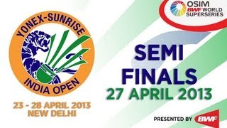 SF  MS  Lee Chong Wei vs Boonsak Ponsana  2013 YonexSunrise India Open [upl. by Past249]