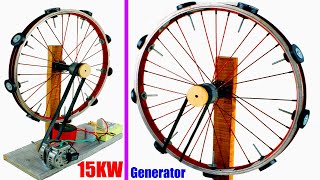 Top05 25000W Transformer 220V Motor Light bulb Copper Coil 250uF Capacitor Electric Energy Generator [upl. by Aisorbma]