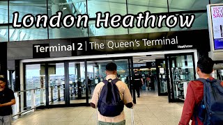 LONDON HEATHROW AIRPORT TERMINAL2 WALKING TOUR [upl. by Leopoldine]